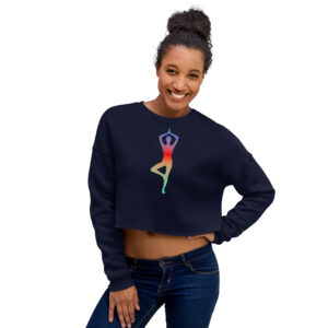 Tree Pose - Crop Sweatshirt